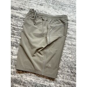 Lululemon Shorts Mens Small Rover Beige Lined Pace Breaker 9" Running Gym Sport